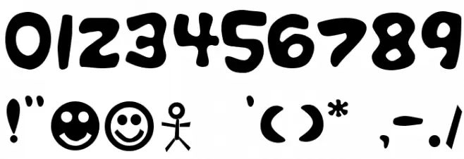 Plastic Tomato Font OTHER CHARS