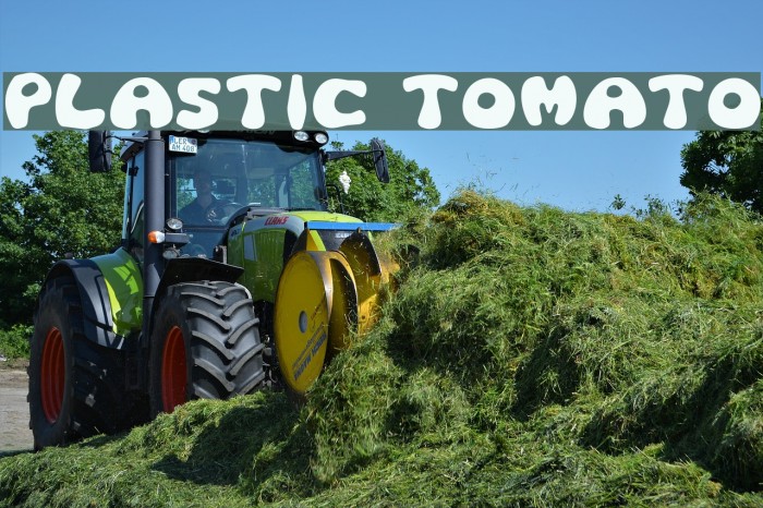 Plastic Tomato Font examples