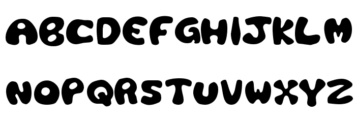 Plastic Tomato Font LOWERCASE