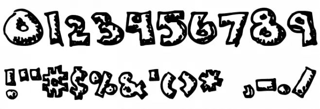 Plastic Font OTHER CHARS