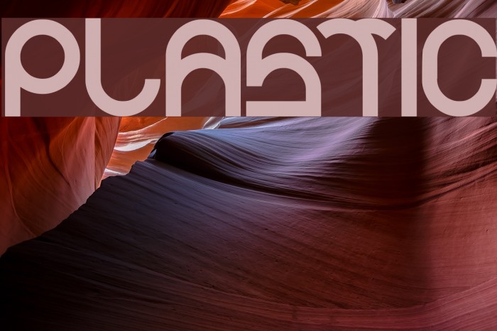 Plastic Font examples