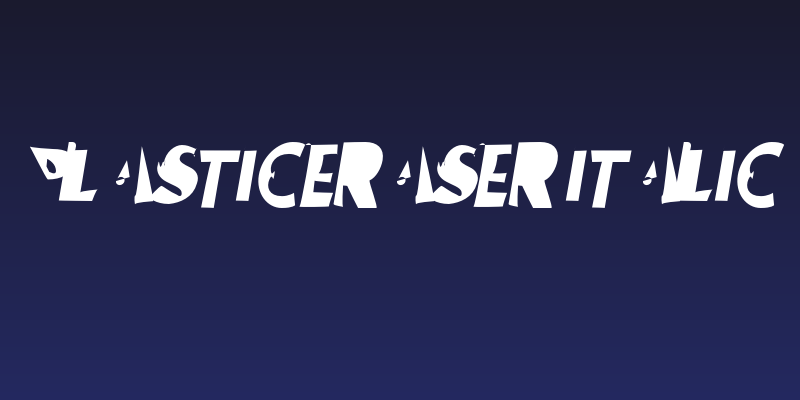 PlasticEraser Italic Social Header