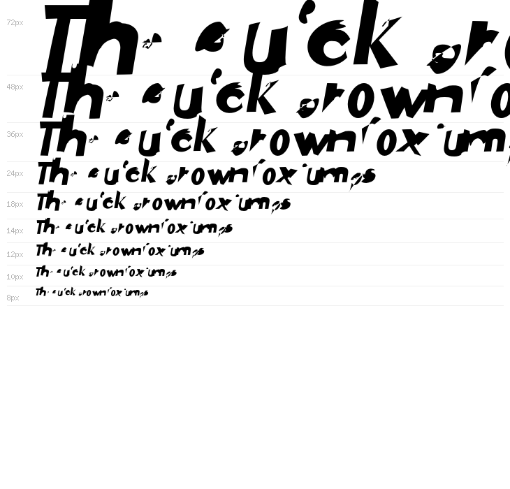 PlasticEraser Italic Waterfall