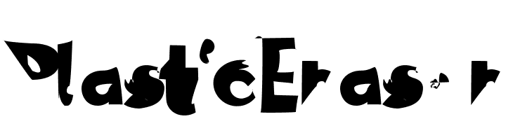 PlasticEraser  Frei Schriftart Herunterladen