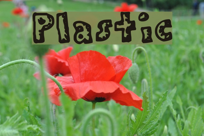 Plastic Font examples