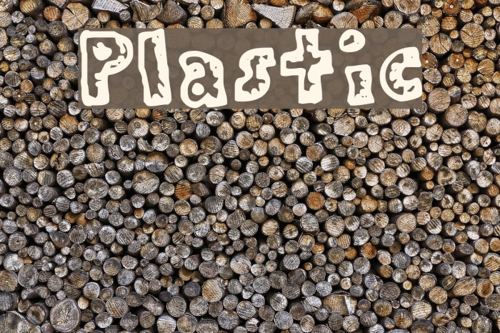Plastic Font examples