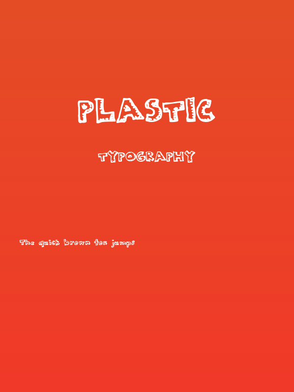 Plastic Poster