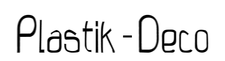 Plastik-Deco  baixar fontes gratis