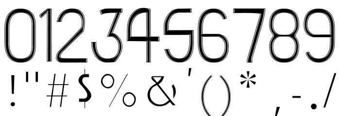 Plastik-Deco Font OTHER CHARS