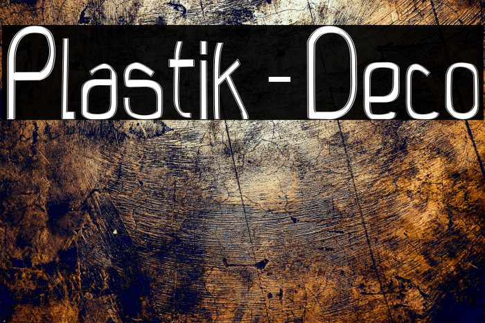 Plastik-Deco Example 1