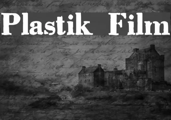 Plastik Film Font examples