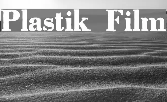 Plastik Film Font examples