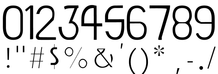 Plastik Font OTHER CHARS