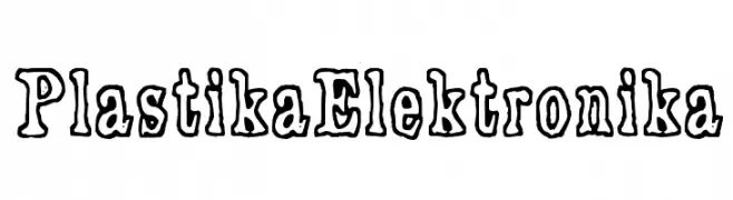 Plastika Elektronika  नि: शुल्क फ़ॉन्ट्स डाउनलोड