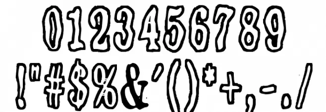 Plastika Elektronika Font OTHER CHARS