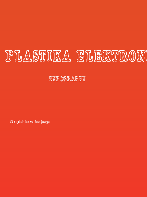 Plastika Elektronika Poster