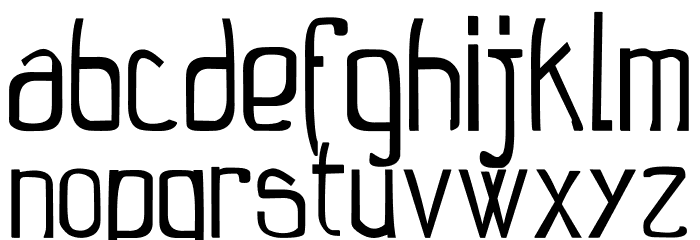 Plastik Font LOWERCASE