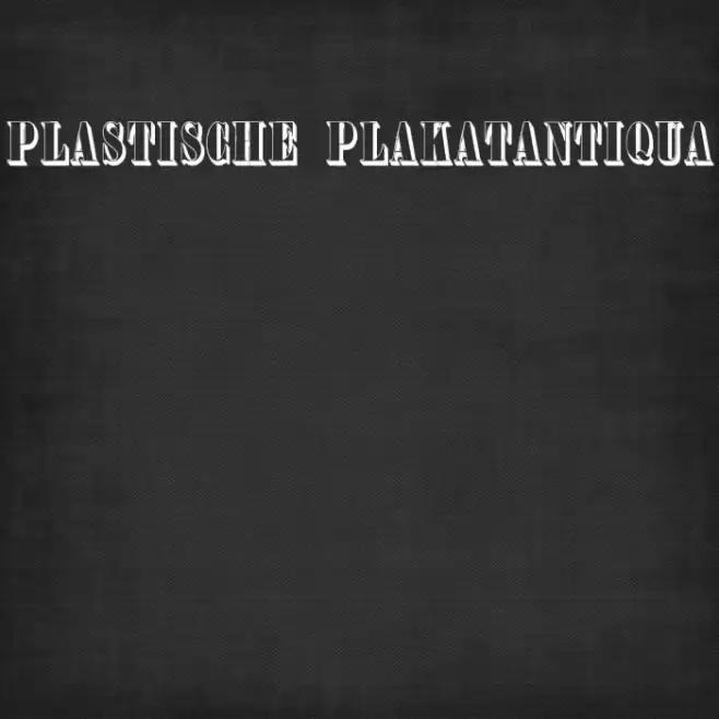 Plastische Plakat-Antiqua Font examples