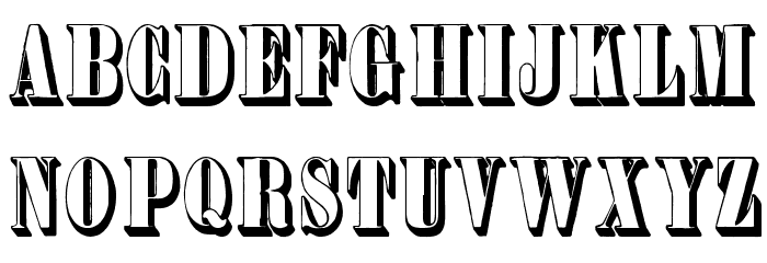 Plastische Plakat-Antiqua Font LOWERCASE