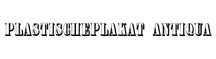 PlastischePlakat-Antiqua  font caratteri gratis