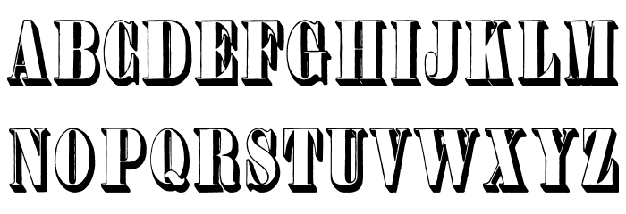 PlastischePlakat-Antiqua Font LOWERCASE