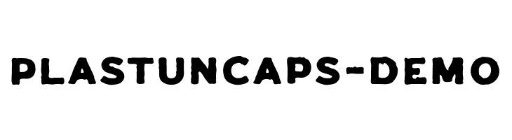 PlastunCaps-Demo  font caratteri gratis