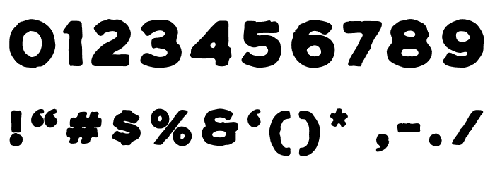 PlastunCaps-Demo Font OTHER CHARS