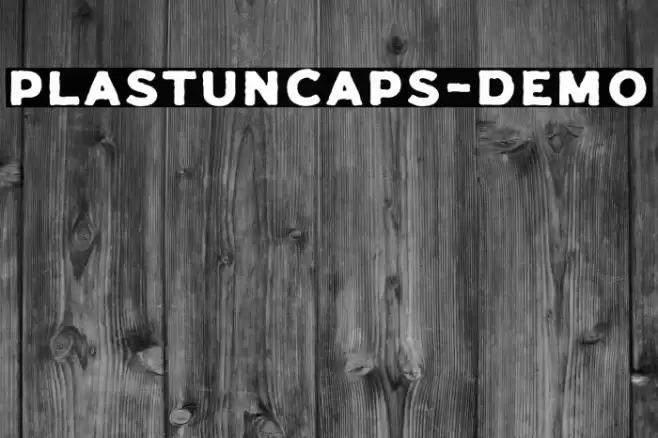 PlastunCaps-Demo Font examples