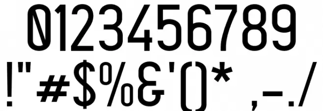 Plat Nomor Font OTHER CHARS