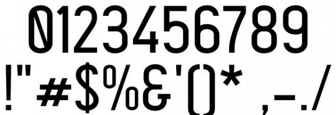 Plat Nomor Font OTHER CHARS