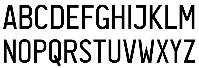 Plat Nomor Font LOWERCASE