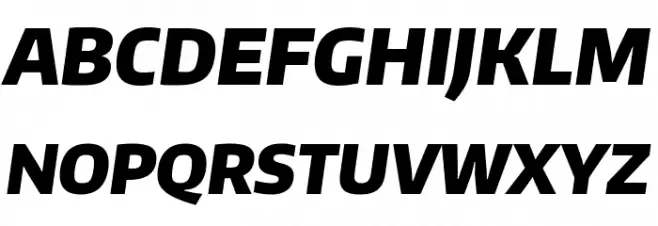 Plata Sans Black Italic خط أحرف كبيرة