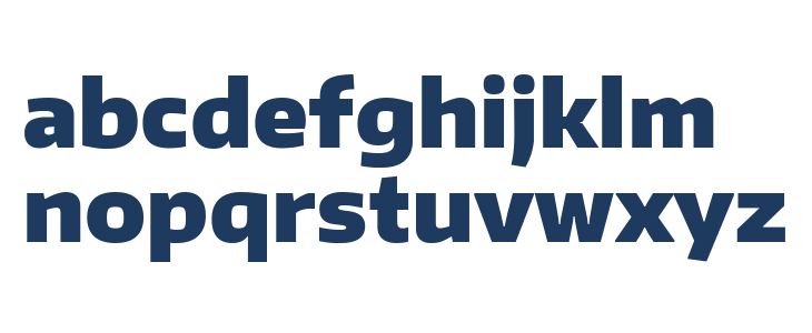 Plata Sans Black Lowercase