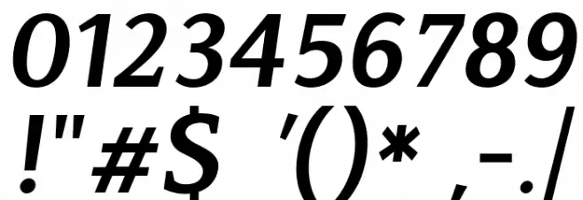 PlatanBG-BoldItalic Font OTHER CHARS