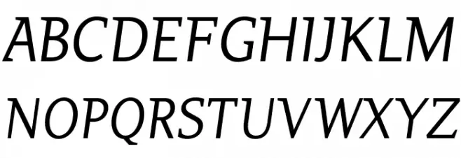 PlatanBG-Italic Fuentes MAYÚSCULAS