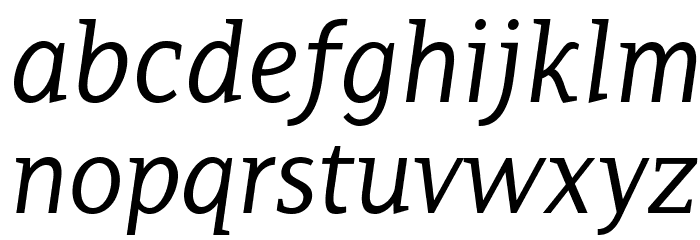 PlatanBG-Italic Font LOWERCASE