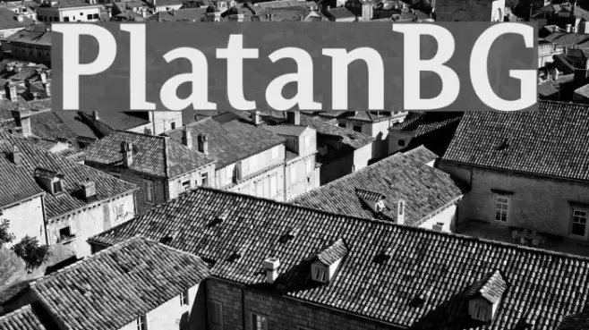 PlatanBG Font examples
