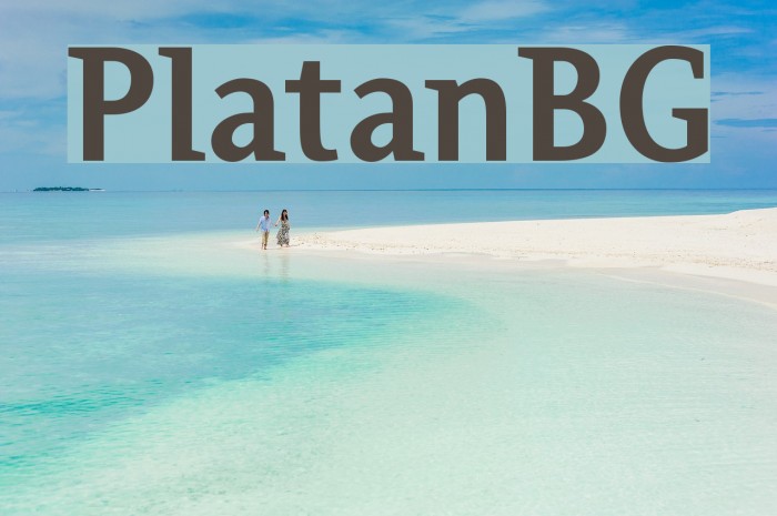 PlatanBG Font examples