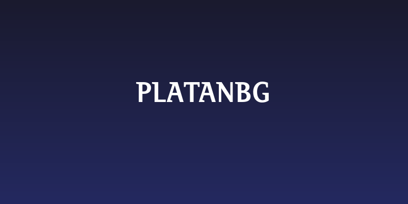 PlatanBG Social Header
