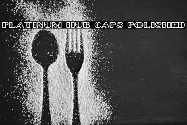 Platinum Hub Caps Polished 字体 examples