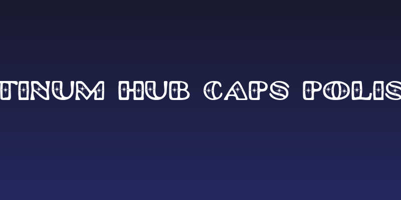 Platinum Hub Caps Polished Social Header