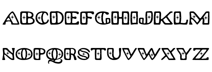 Platinum Hub Caps Polished Font LOWERCASE