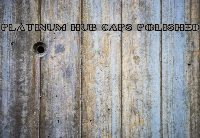 Platinum Hub Caps Polished Example 1