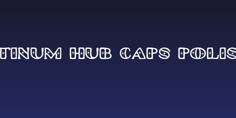 Platinum Hub Caps Polished Social Header