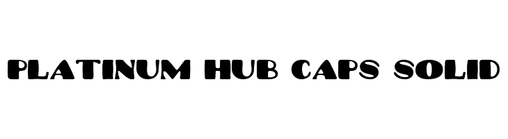 Platinum Hub Caps Solid Caratteri