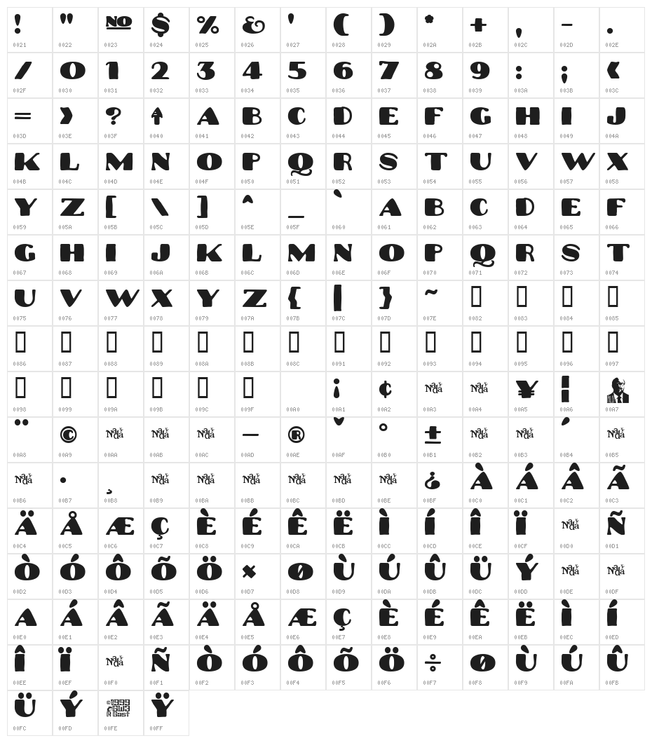 Platinum Hub Caps Solid Character Map
