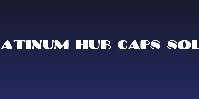 Platinum Hub Caps Solid Social Header