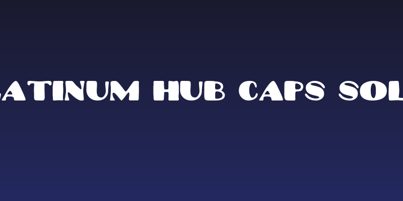Platinum Hub Caps Solid Social Header