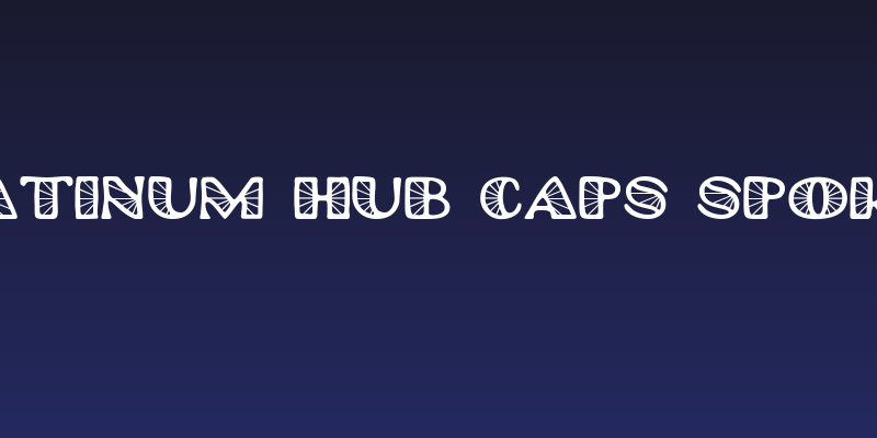 Platinum Hub Caps Spoked Social Header