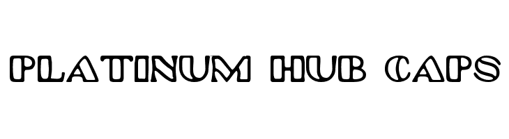 Platinum Hub Caps  Скачать бесплатные шрифты